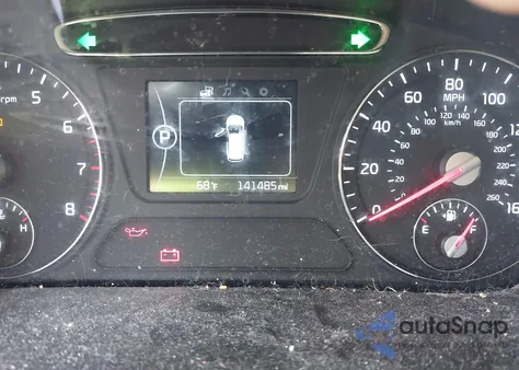 2018 Kia Sorento 2.4L Lx из США, поврежденный, VIN 5XYPGDA38JG421230